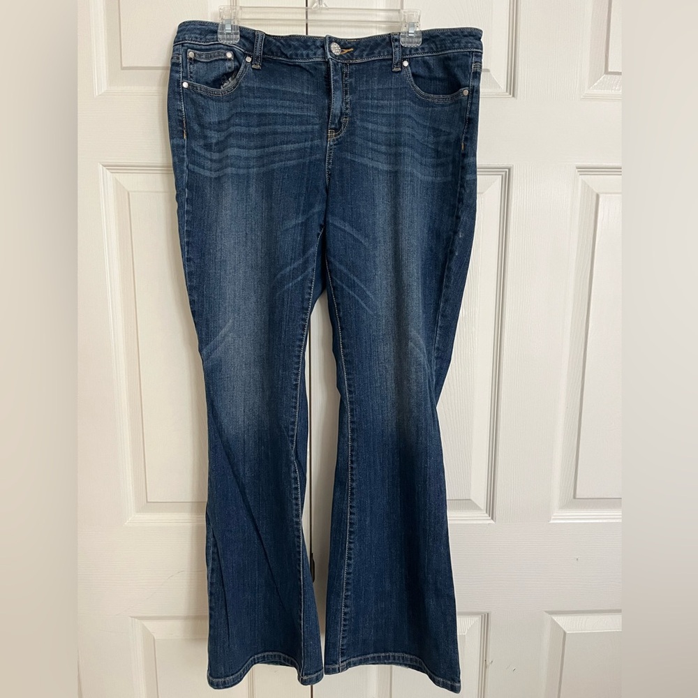 Jennifer Lopez Dark Blue Bootcut Jeans